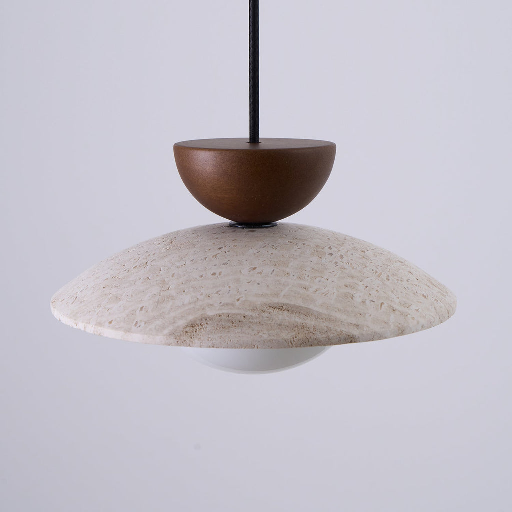 Corenis Travertine Pendant Light-Moonnatur