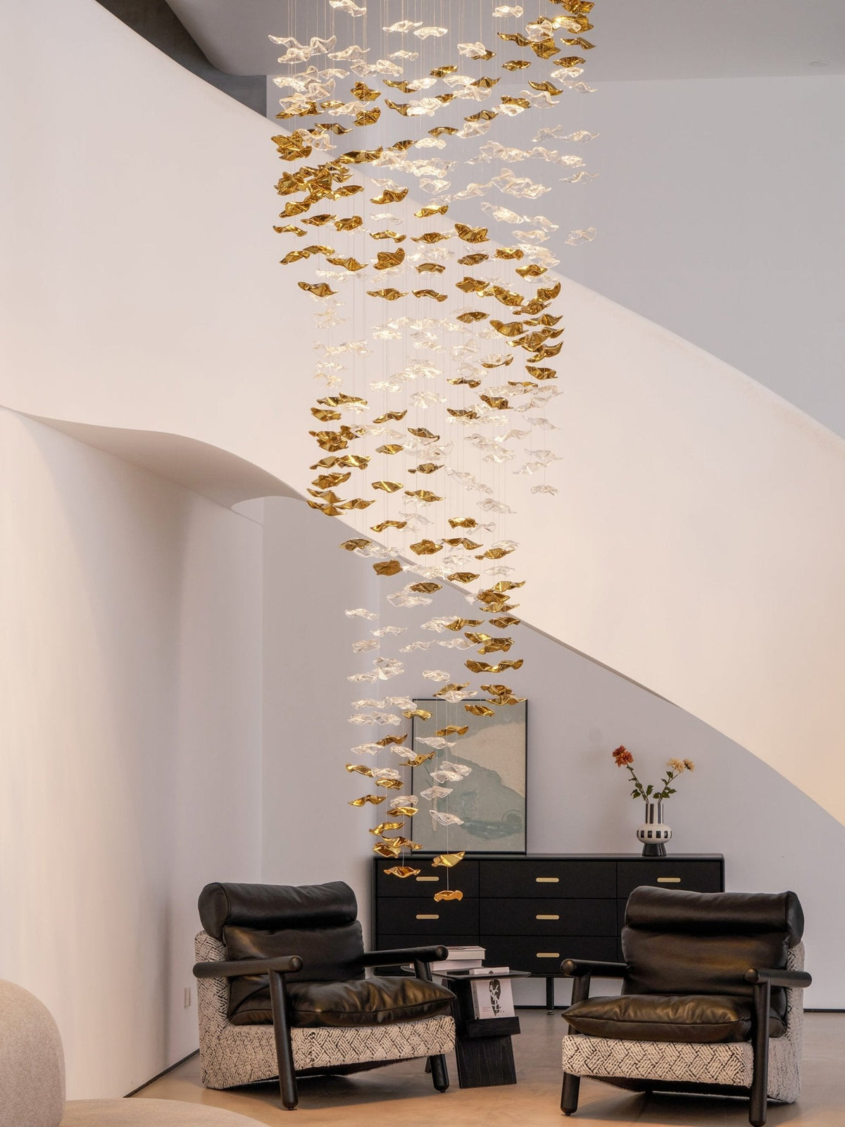 Deldenlyn Glass Chandelier-Moonnatur