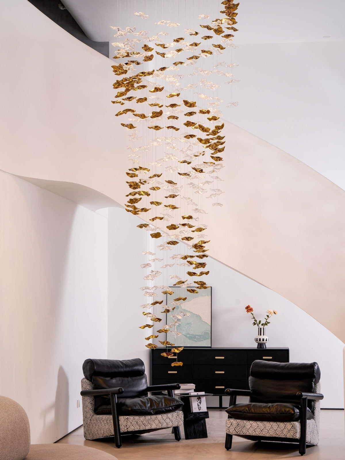 Osternia Glass Chandelier-Moonnatur