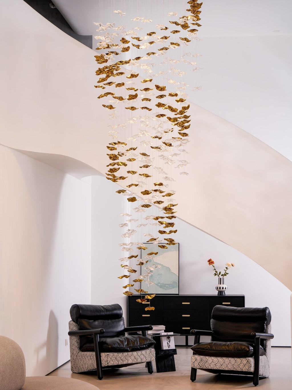 Deldenlyn Glass Chandelier-Moonnatur