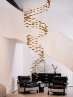 Deldenlyn Glass Chandelier-Moonnatur