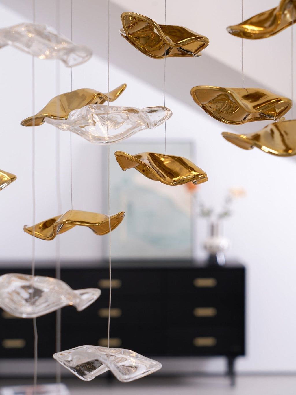 Osternia Glass Chandelier-Moonnatur