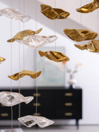 Osternia Glass Chandelier-Moonnatur