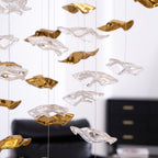 Deldenlyn Glass Chandelier-Moonnatur