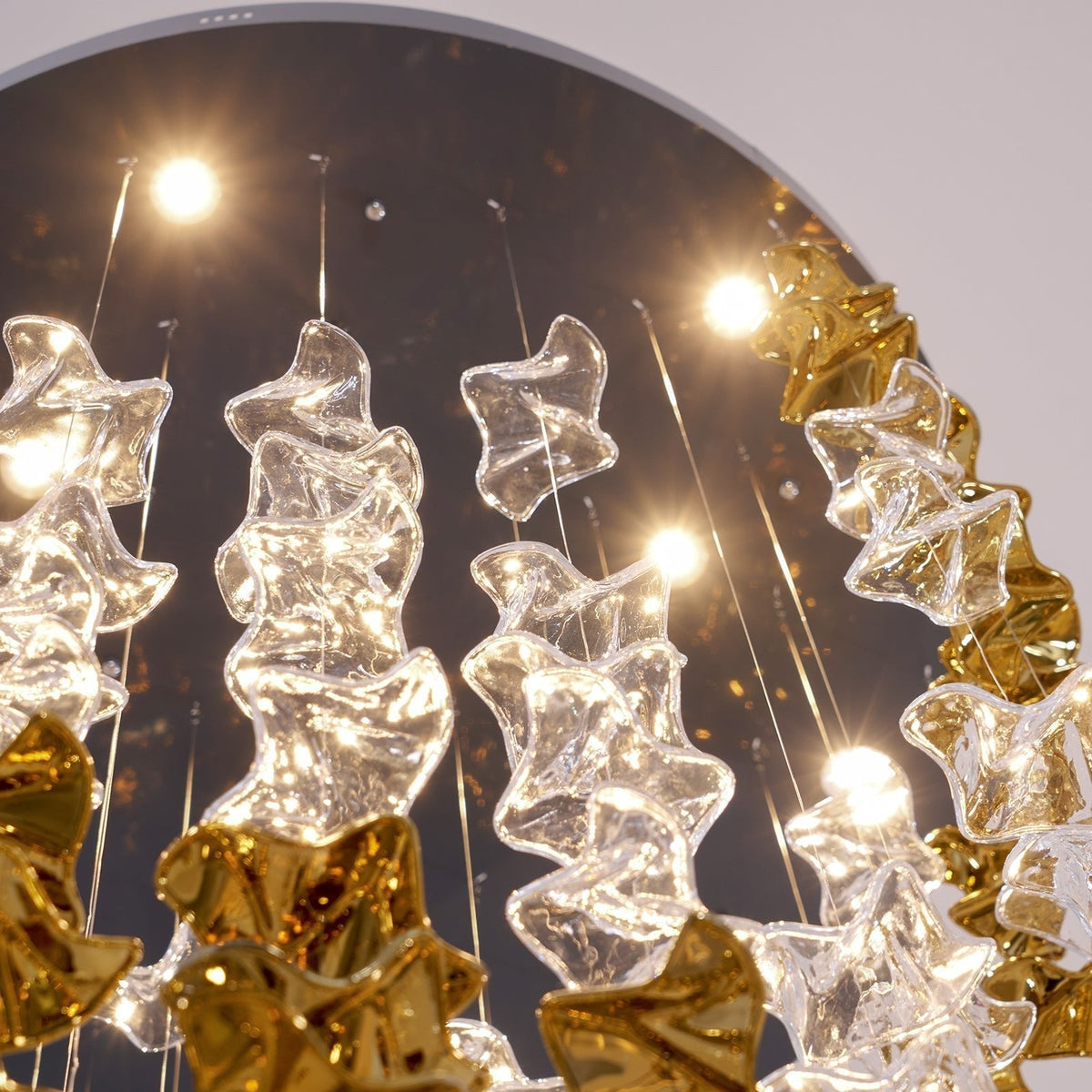 Deldenlyn Glass Chandelier-Moonnatur
