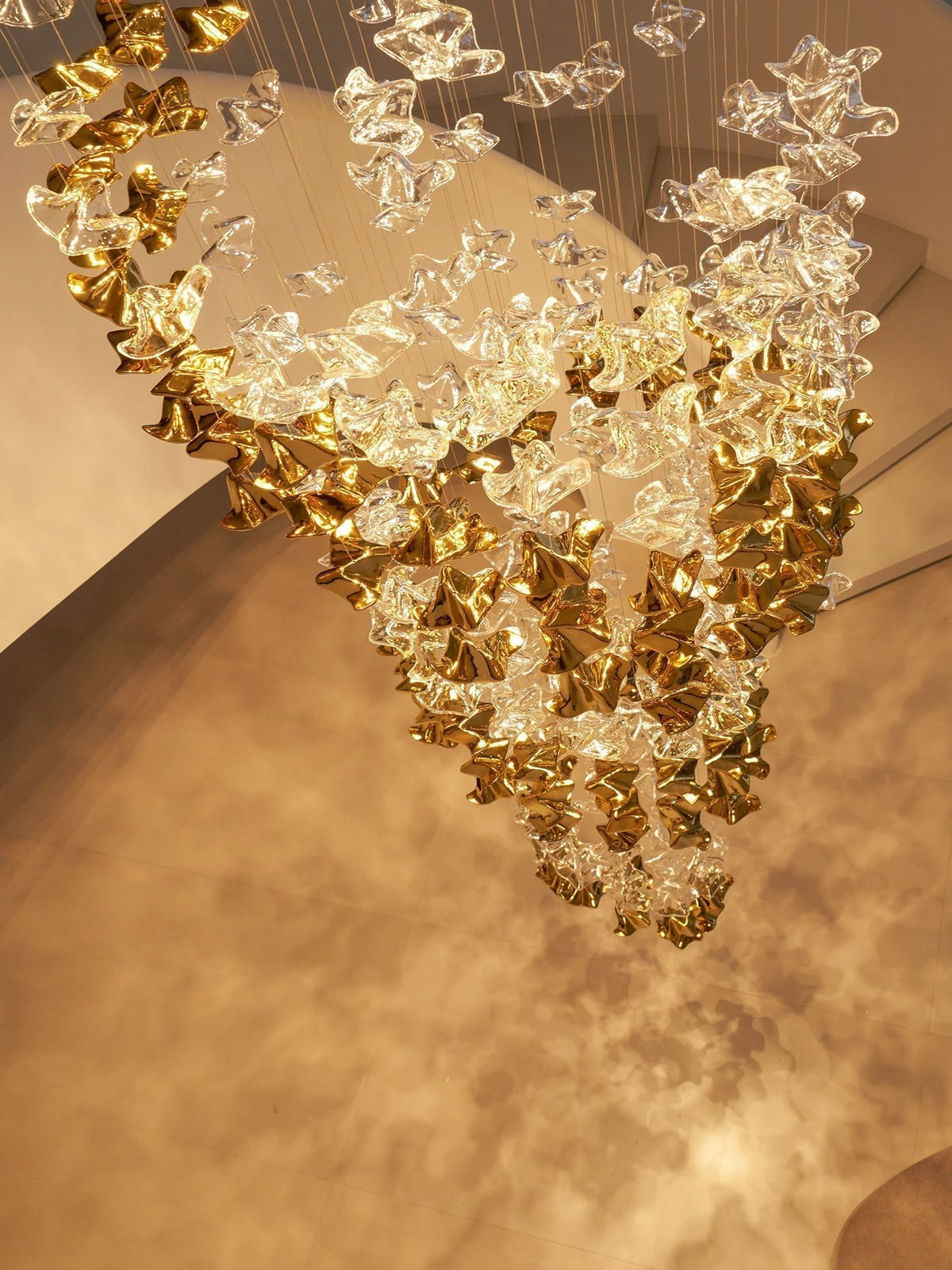 Deldenlyn Glass Chandelier-Moonnatur