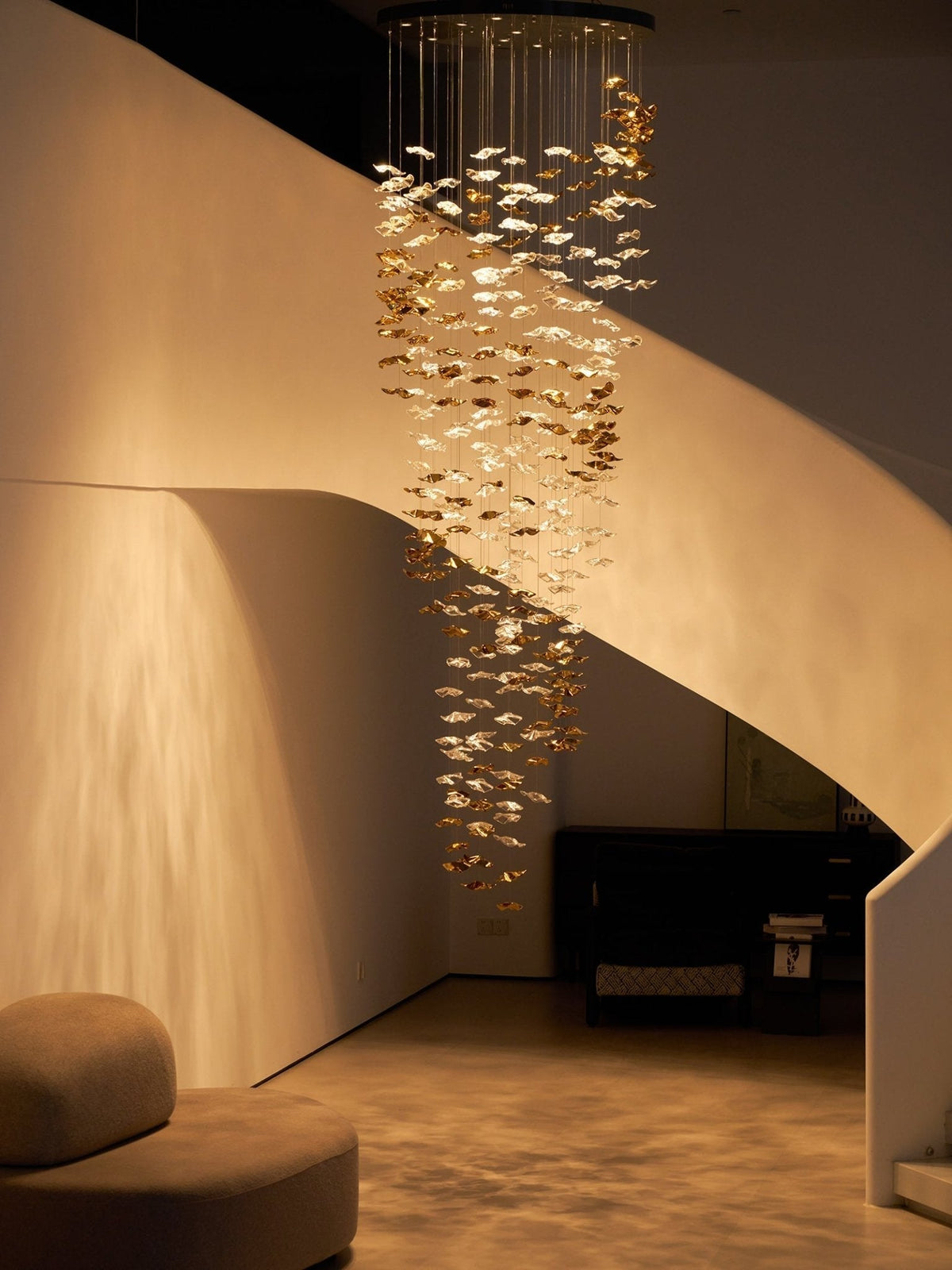 Osternia Glass Chandelier-Moonnatur