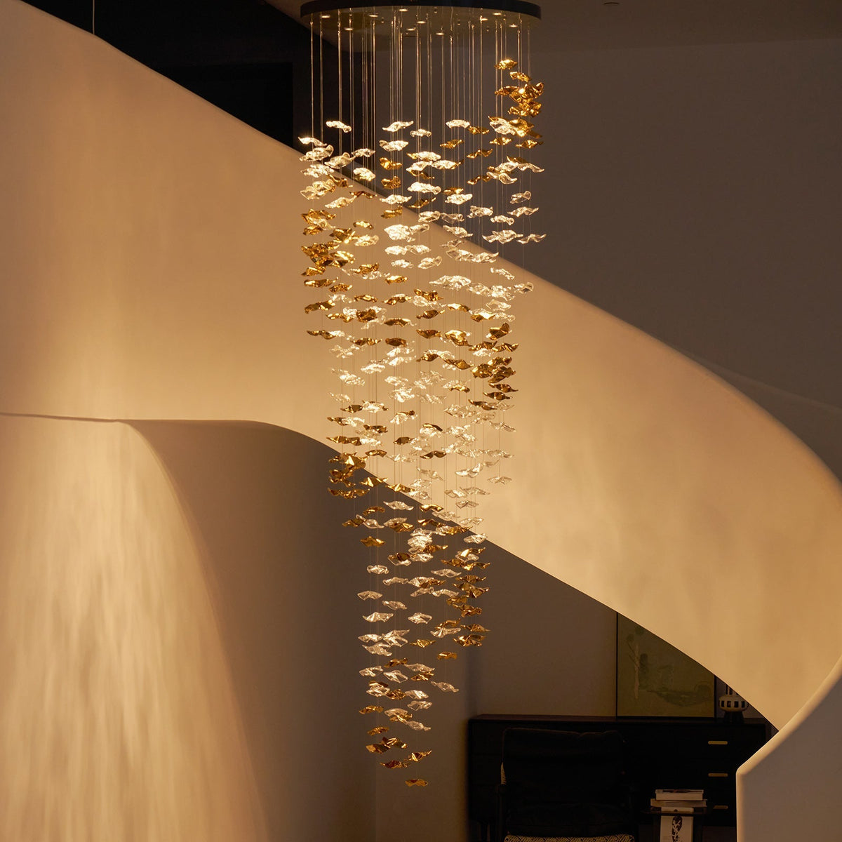 Deldenlyn Glass Chandelier-Moonnatur