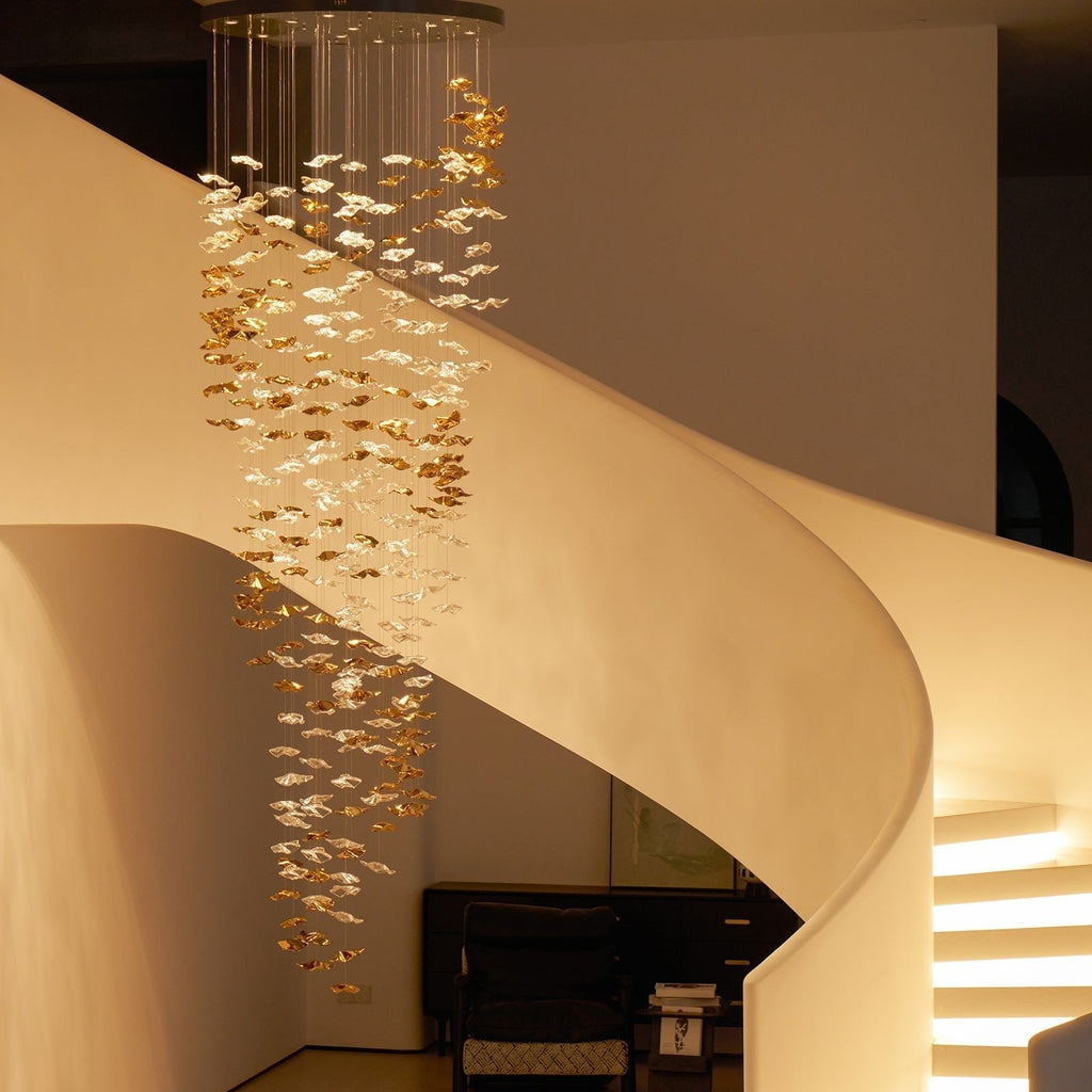 Osternia Glass Chandelier-Moonnatur