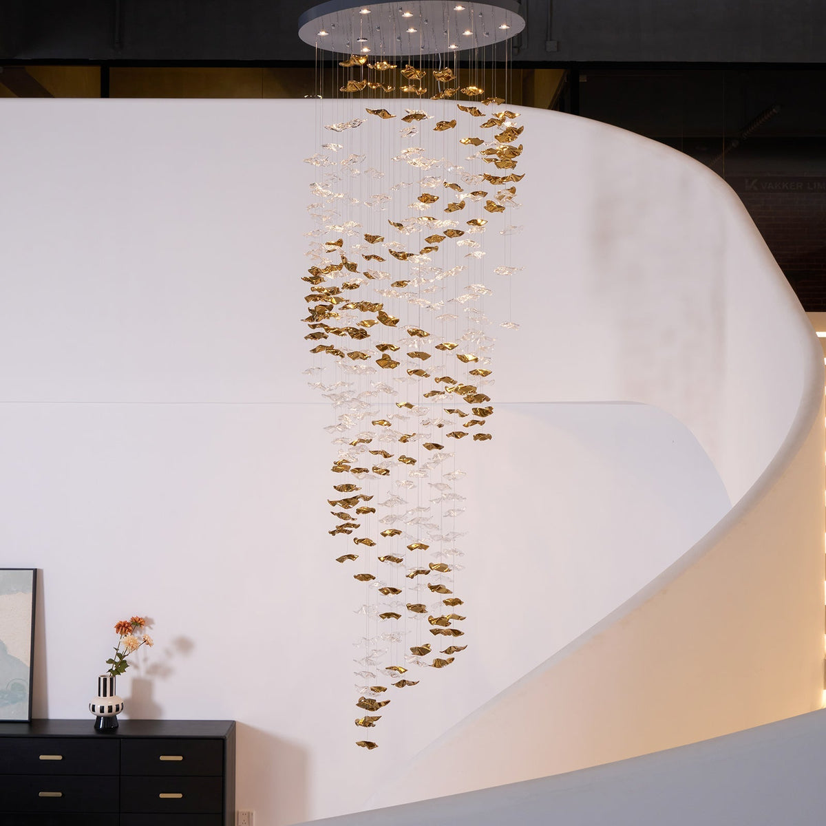 Deldenlyn Glass Chandelier-Moonnatur