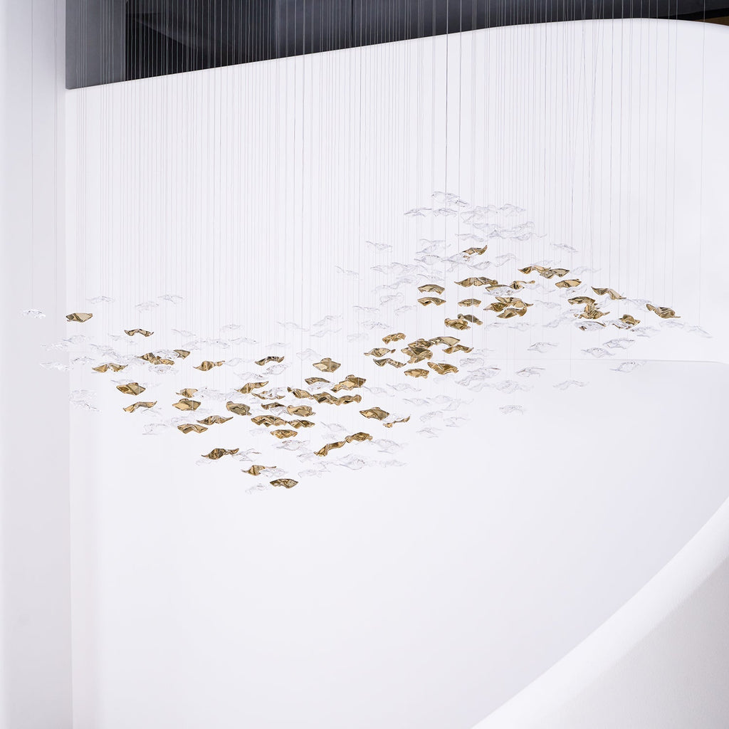 Osternia Glass Chandelier-Moonnatur