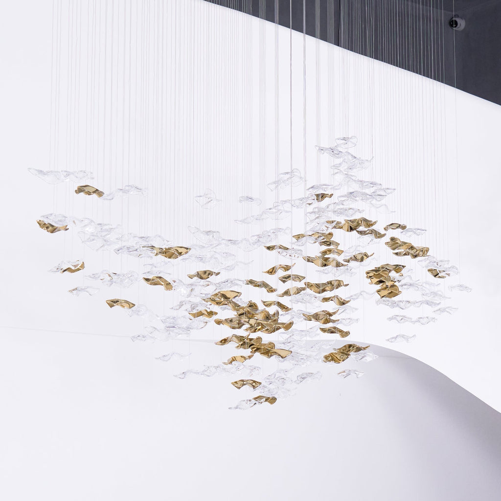 Osternia Glass Chandelier-Moonnatur