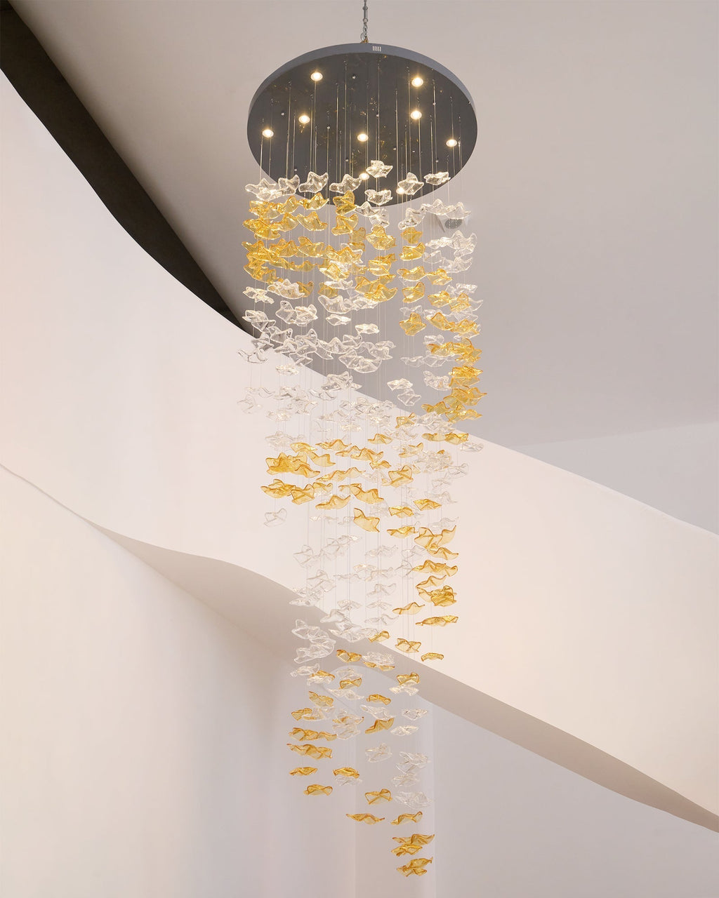 Osternia Glass Chandelier-Moonnatur
