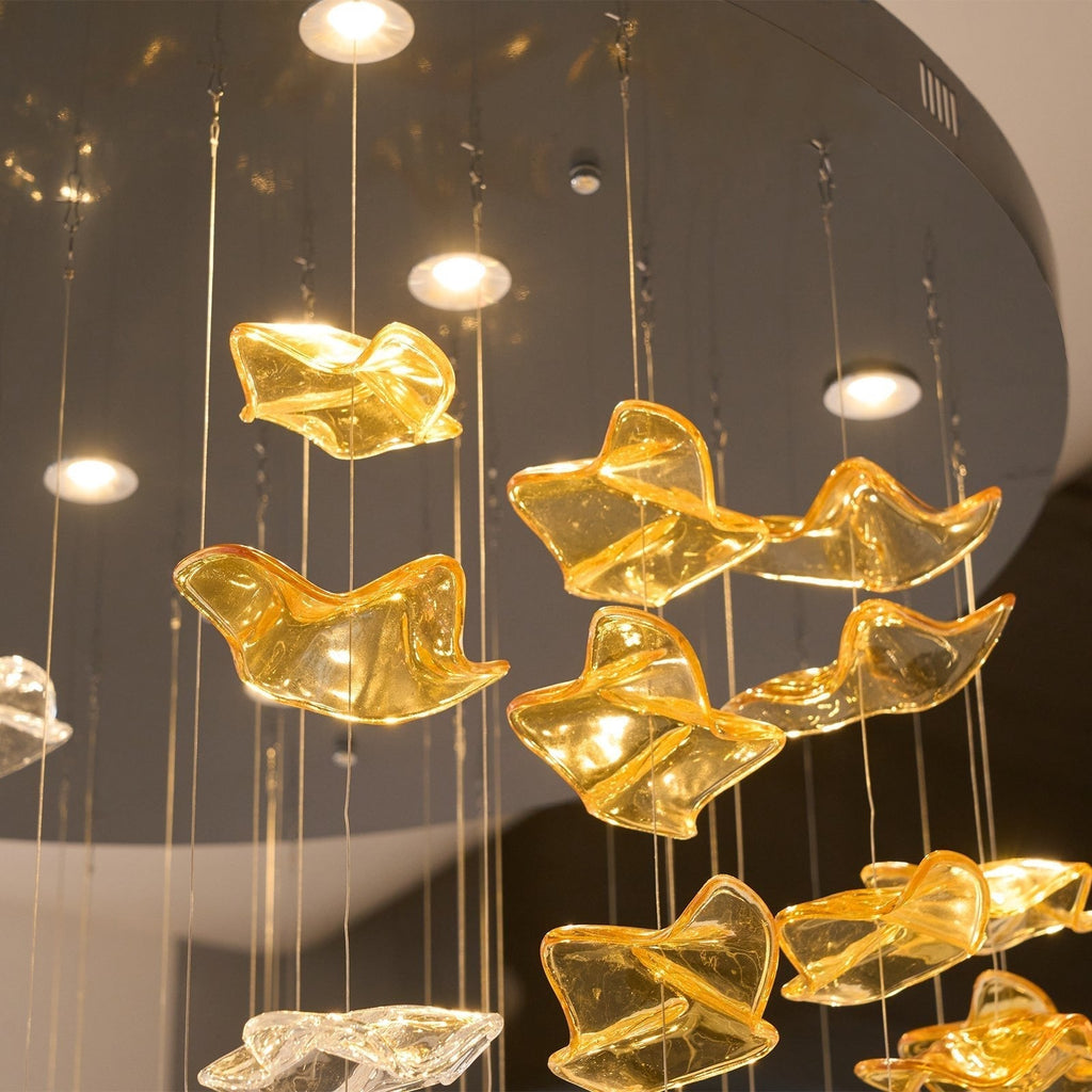 Osternia Glass Chandelier-Moonnatur