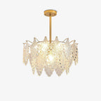 Selvenora Glass Chandelier-Moonnatur