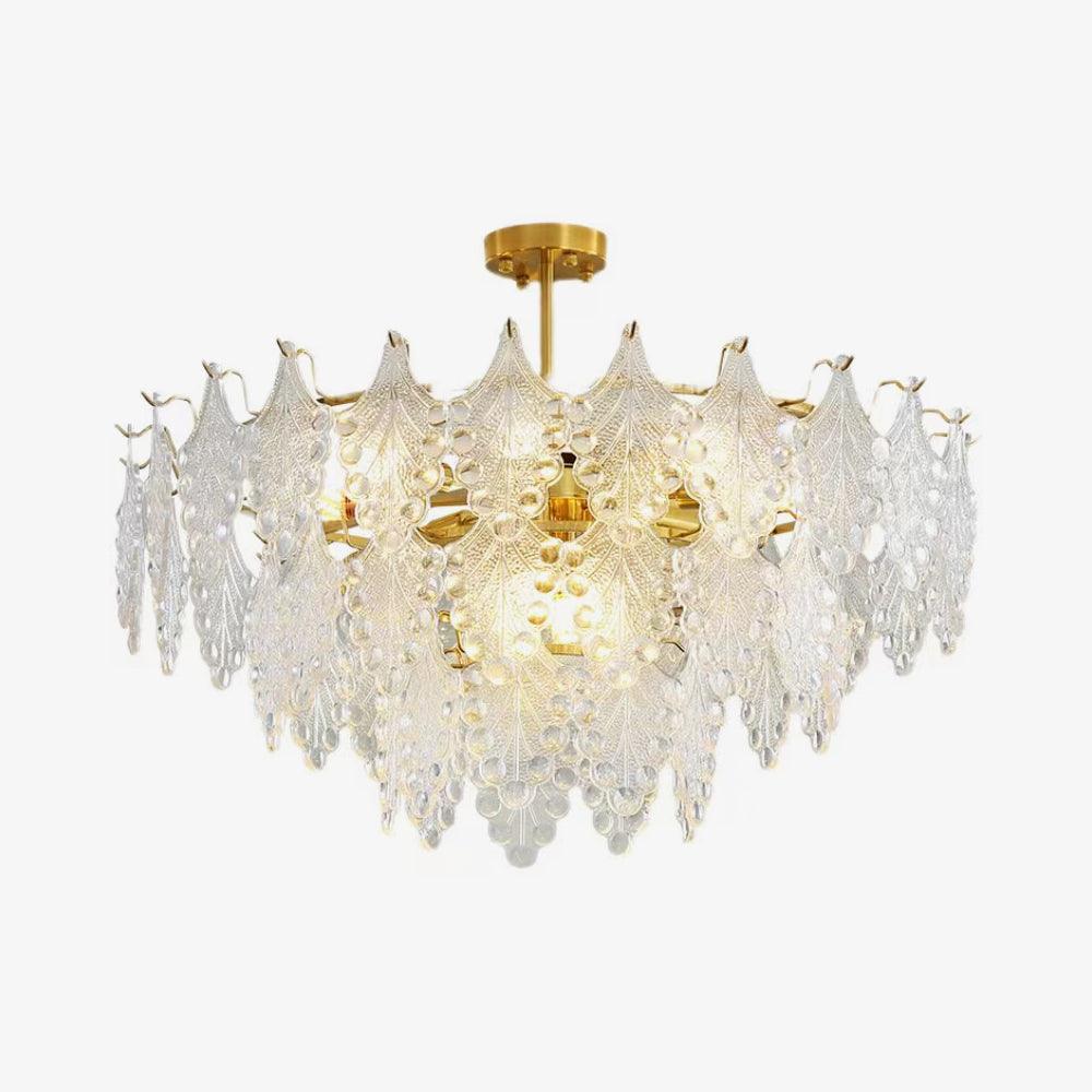 Selvenora Glass Chandelier-Moonnatur