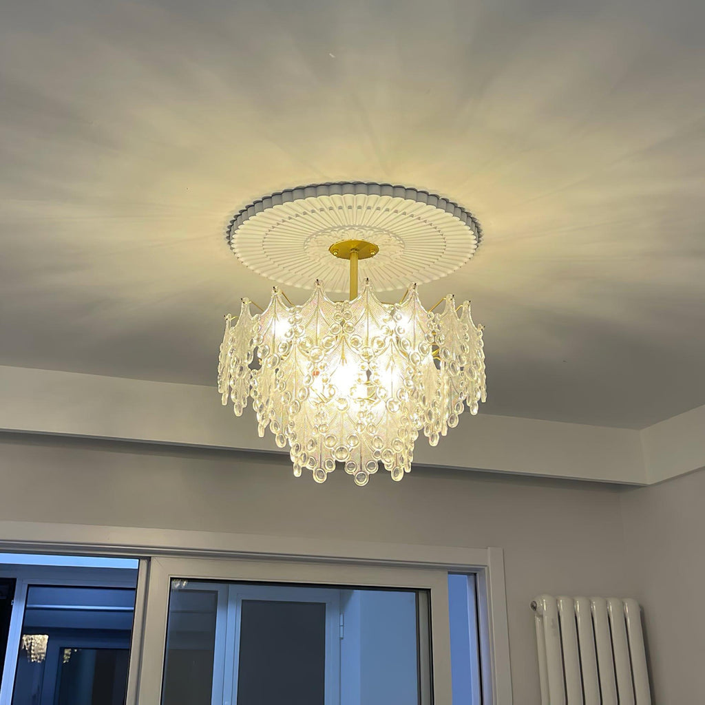 Selvenora Glass Chandelier-Moonnatur