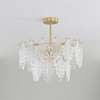 Selvenora Glass Chandelier-Moonnatur