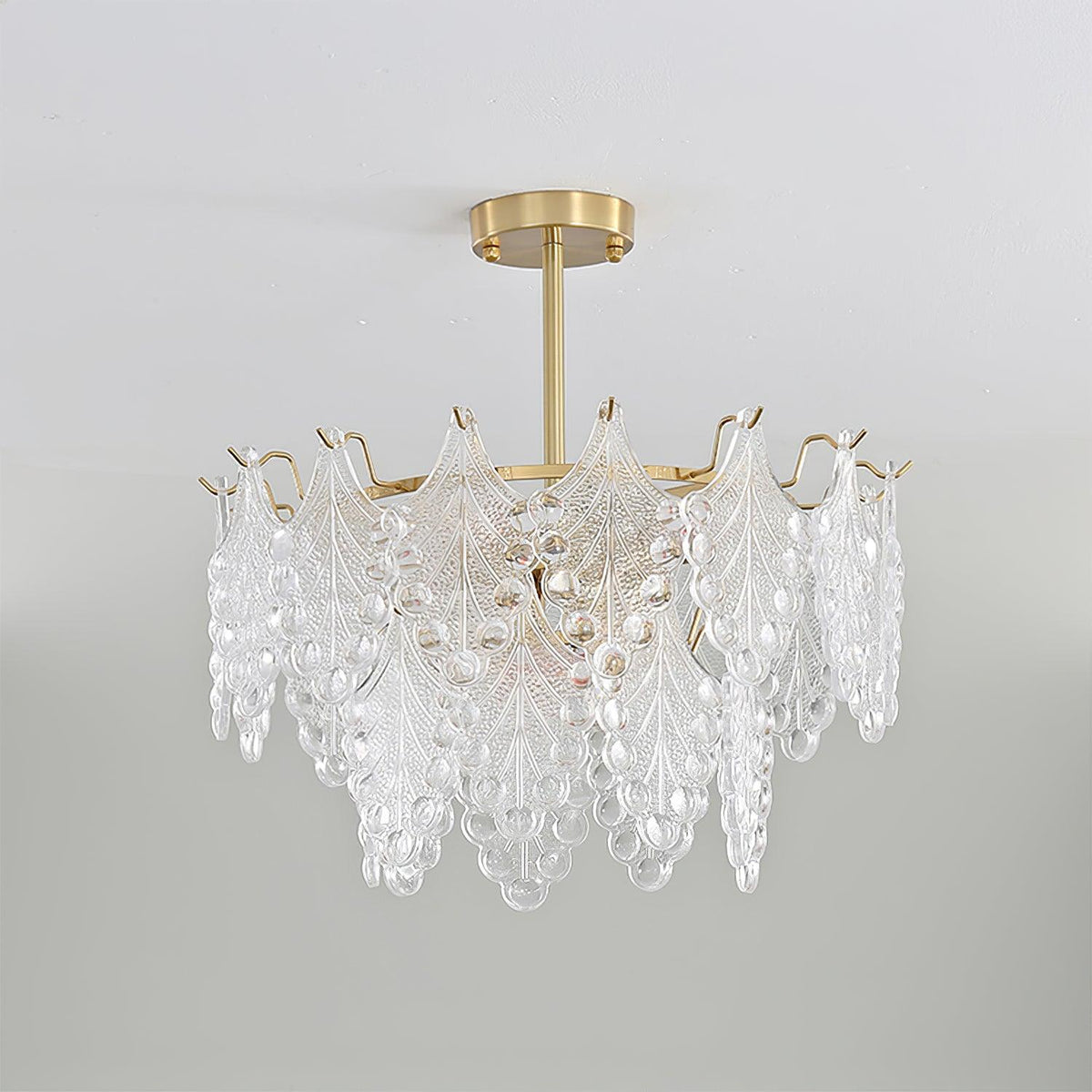 Selvenora Glass Chandelier-Moonnatur