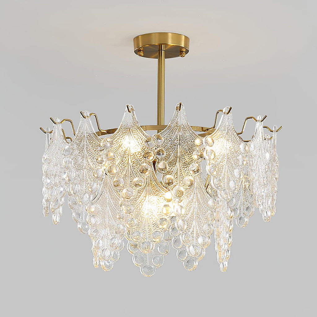 Selvenora Glass Chandelier-Moonnatur