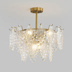 Selvenora Glass Chandelier-Moonnatur
