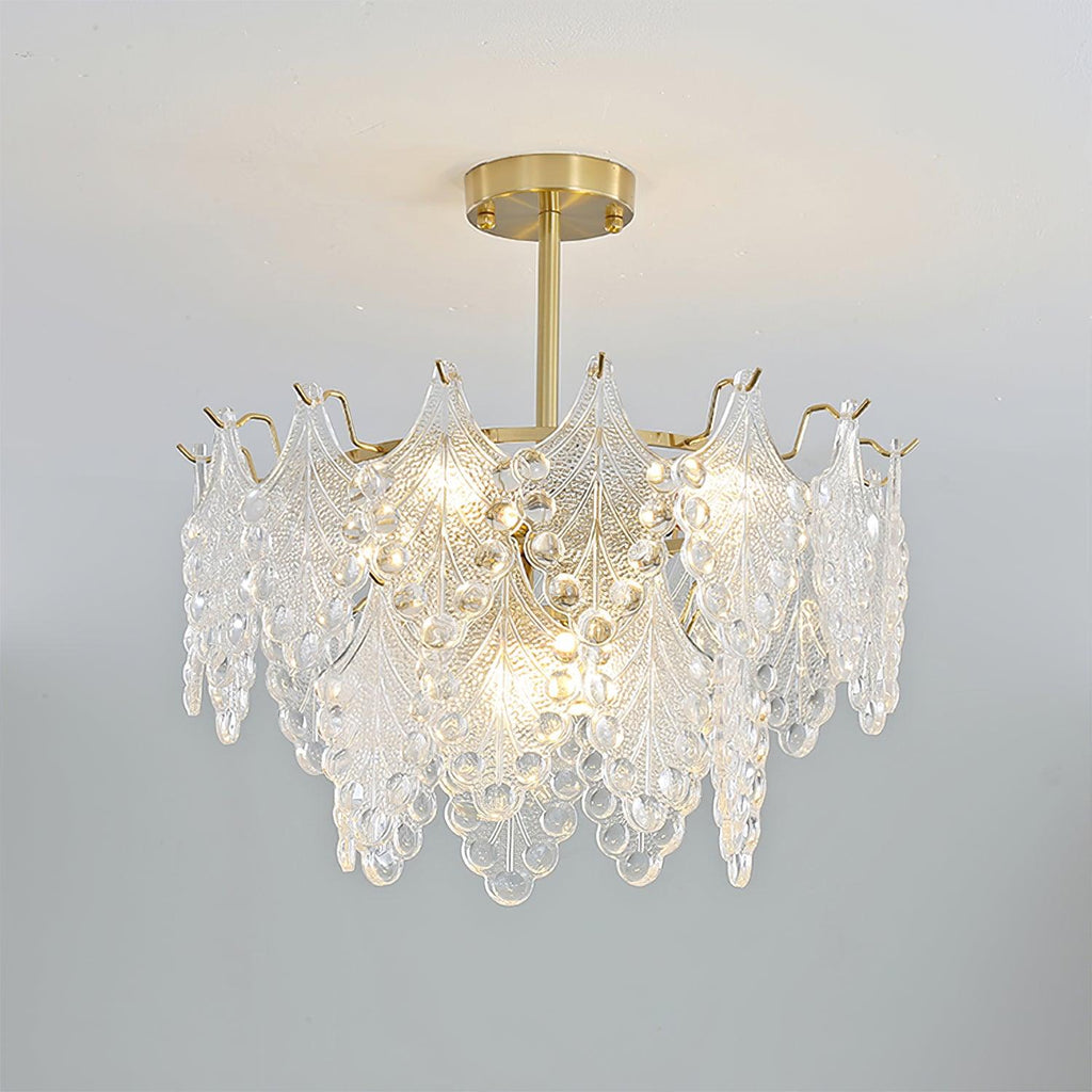 Selvenora Glass Chandelier-Moonnatur