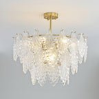 Selvenora Glass Chandelier-Moonnatur