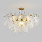 Selvenora Glass Chandelier-Moonnatur