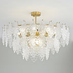 Selvenora Glass Chandelier-Moonnatur