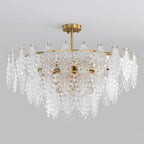 Selvenora Glass Chandelier-Moonnatur