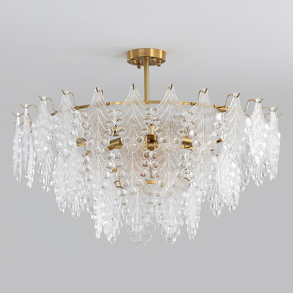 Selvenora Glass Chandelier-Moonnatur