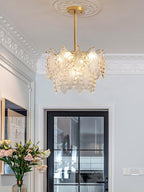 Selvenora Glass Chandelier-Moonnatur