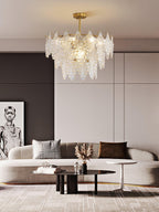 Selvenora Glass Chandelier-Moonnatur