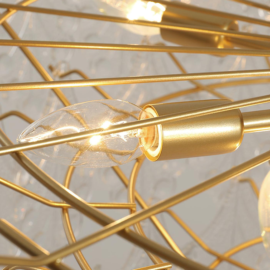 Selvenora Glass Chandelier-Moonnatur