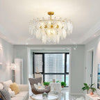 Selvenora Glass Chandelier-Moonnatur