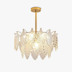 Selvenora Glass Chandelier-Moonnatur
