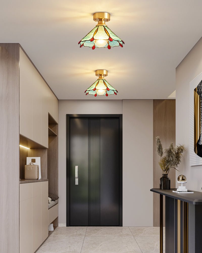 Hiorisse Glass Ceiling Light-Moonnatur