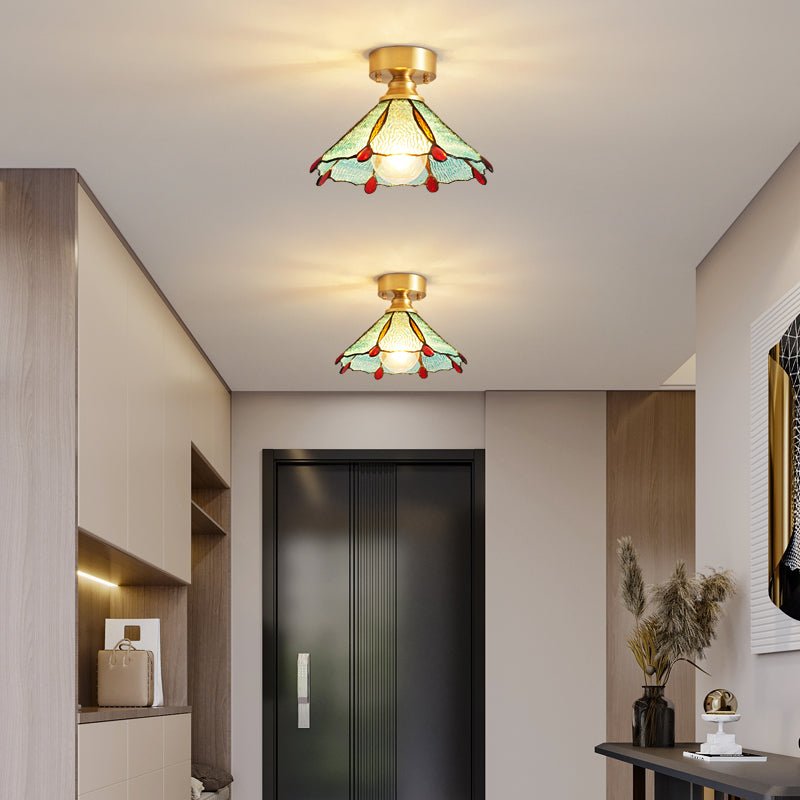 Hiorisse Glass Ceiling Light-Moonnatur