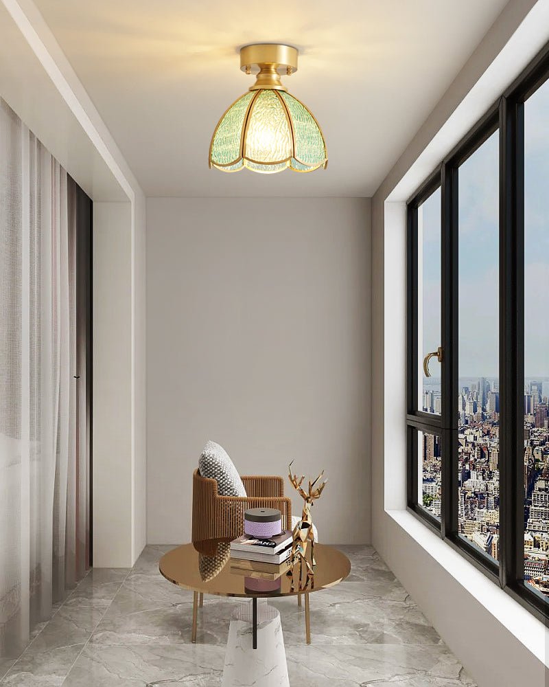 Hiorisse Glass Ceiling Light-Moonnatur