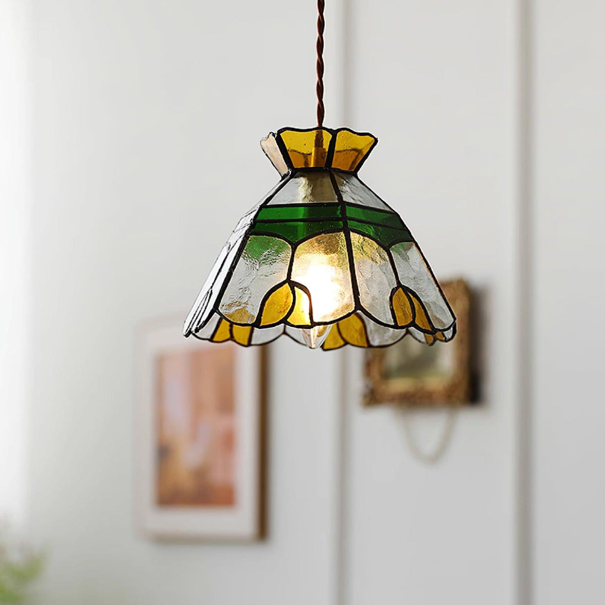 Quenelelis Glass Pendant Light-Moonnatur