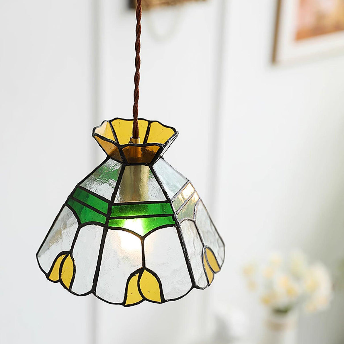 Quenelelis Glass Pendant Light-Moonnatur
