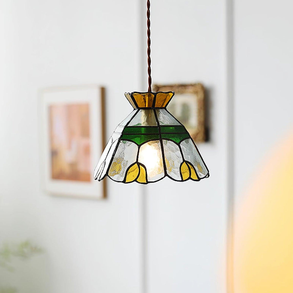 Quenelelis Glass Pendant Light-Moonnatur