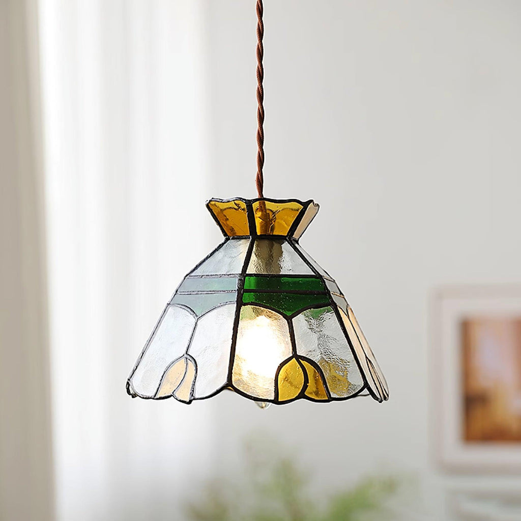 Quenelelis Glass Pendant Light-Moonnatur