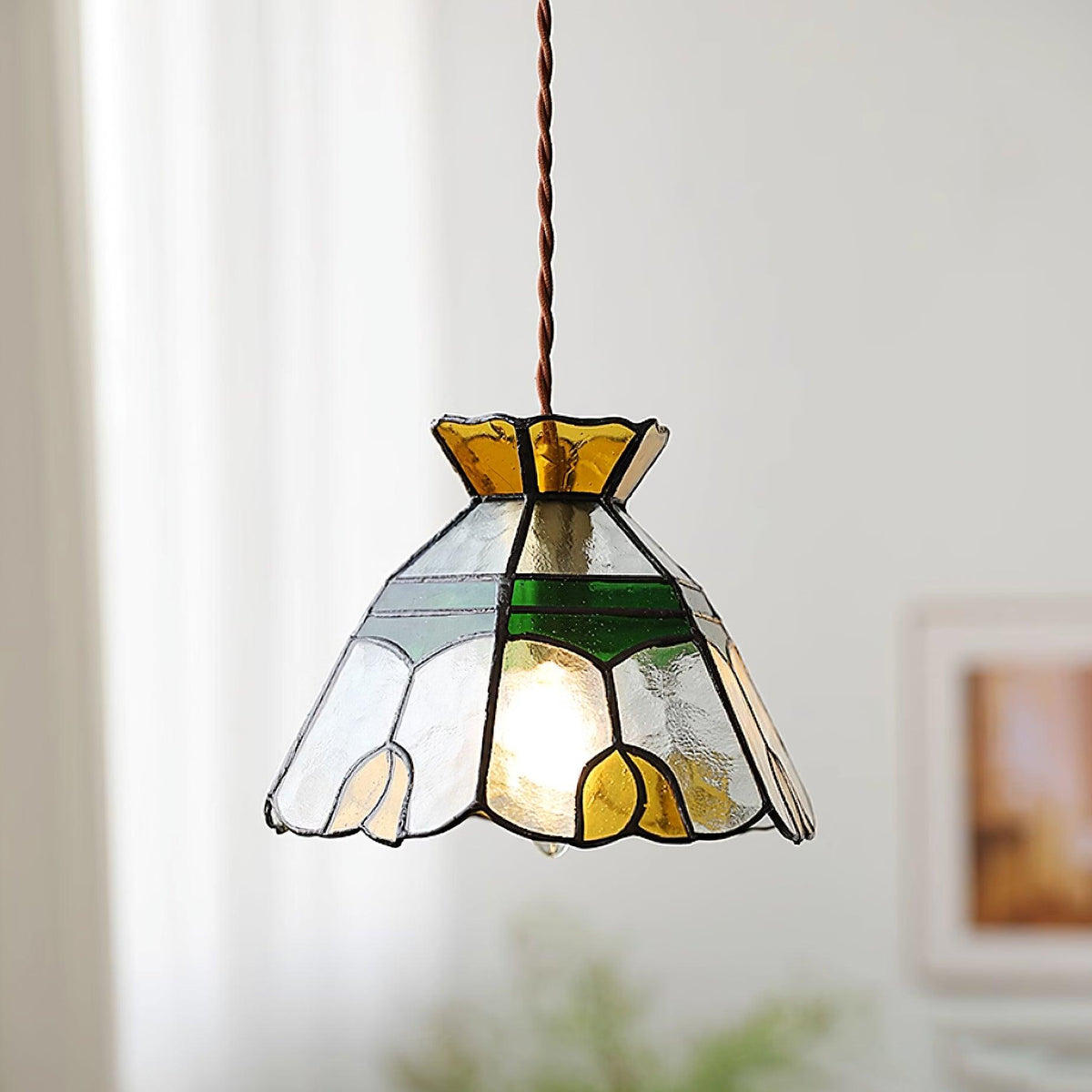 Quenelelis Glass Pendant Light-Moonnatur