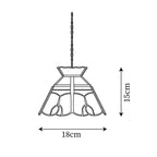 Quenelelis Glass Pendant Light-Moonnatur