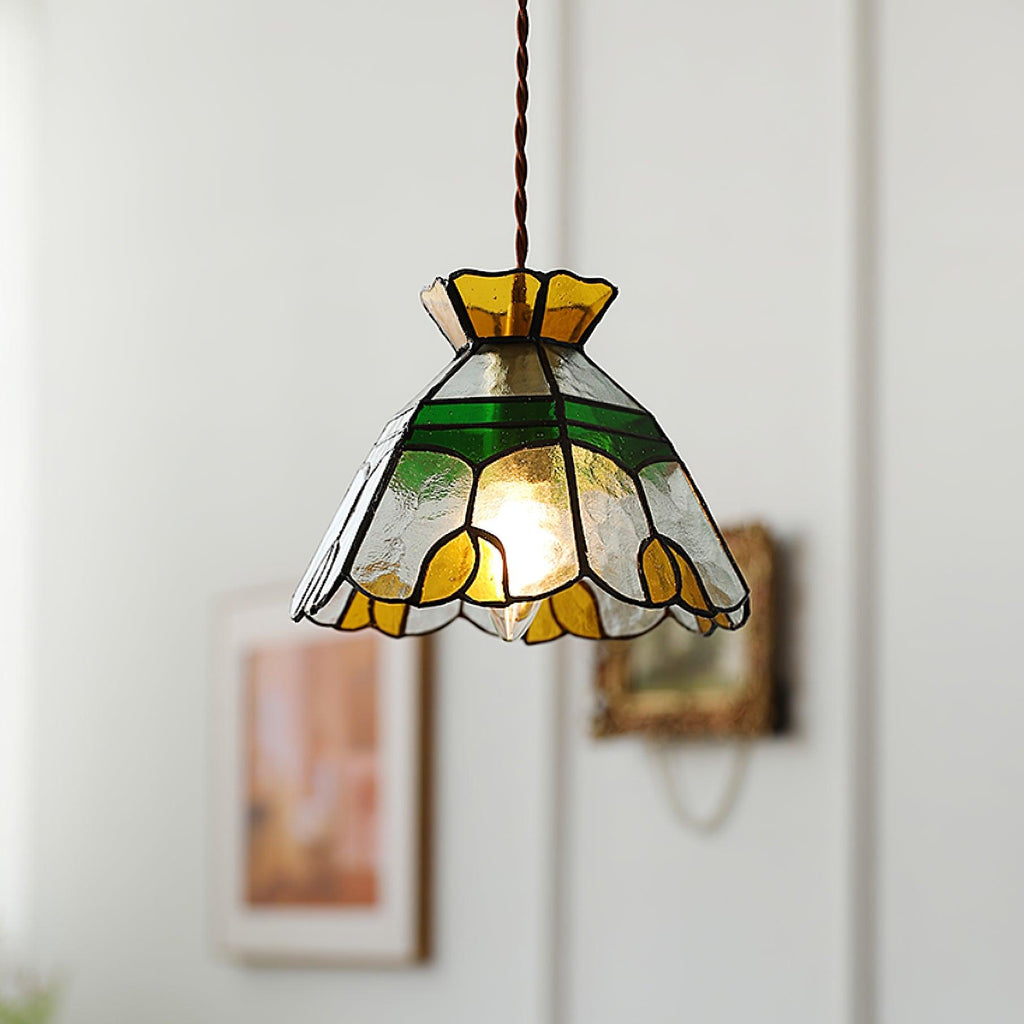 Quenelelis Glass Pendant Light-Moonnatur