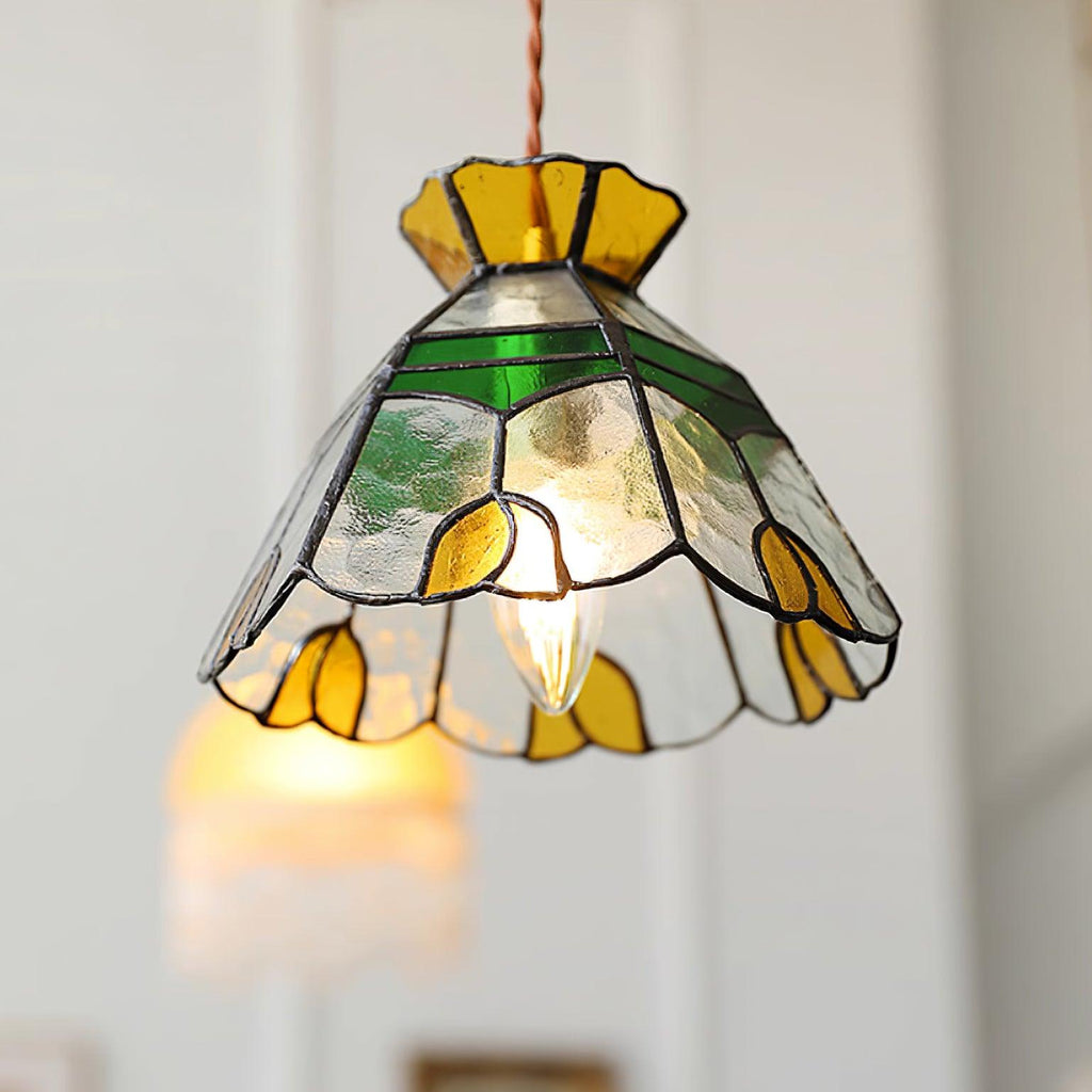 Quenelelis Glass Pendant Light-Moonnatur