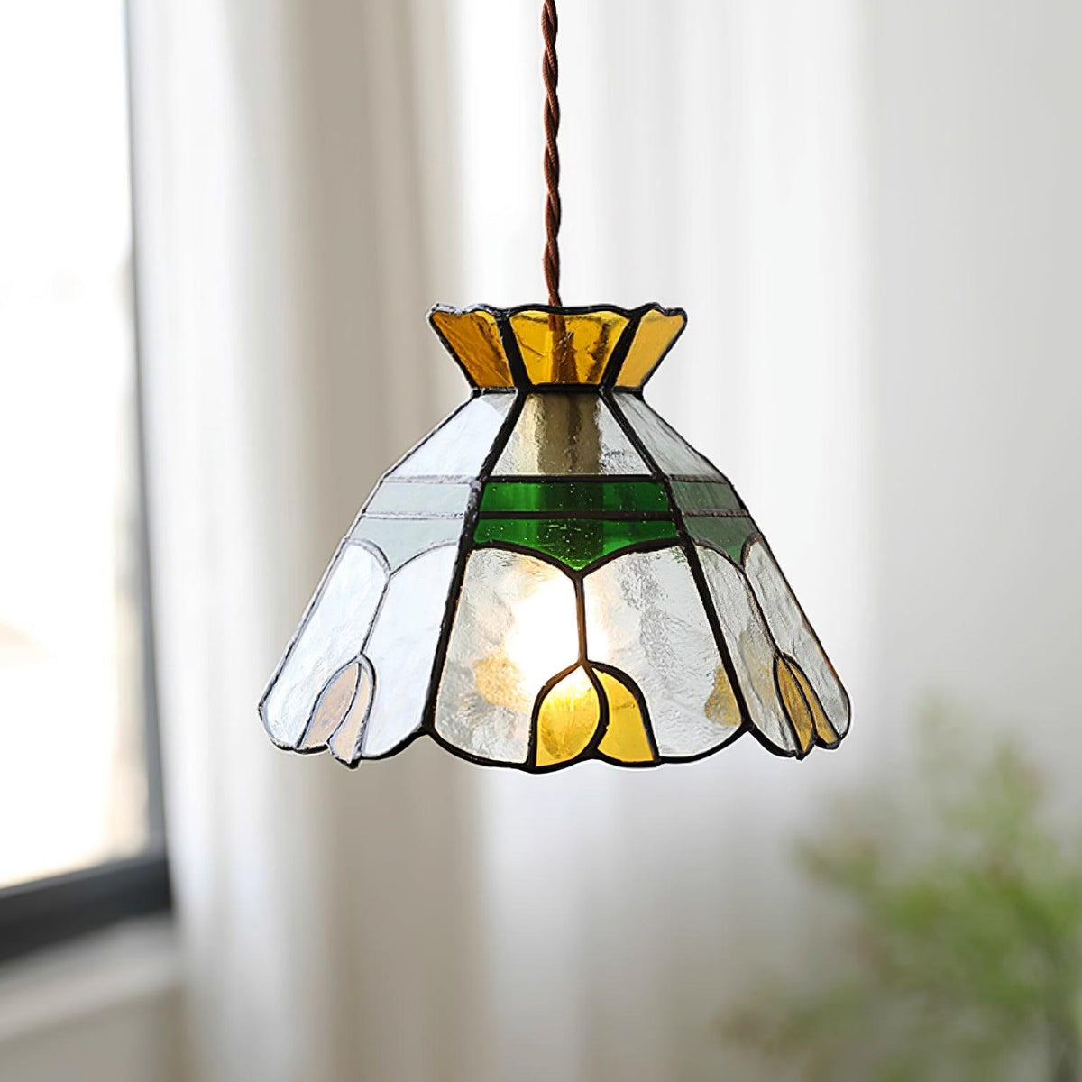 Quenelelis Glass Pendant Light-Moonnatur