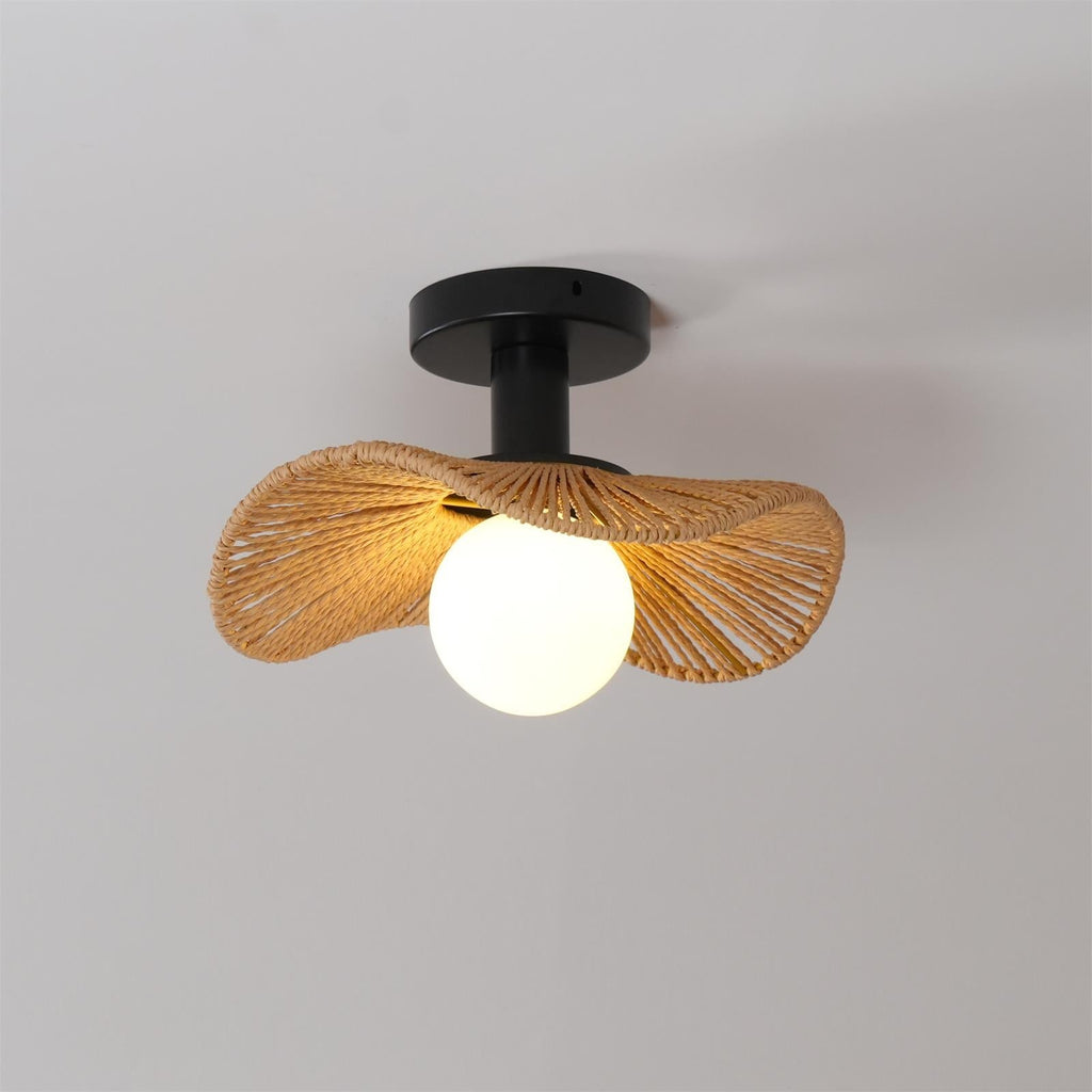 Selvenmere Hemp Rope Ceiling Light-Moonnatur
