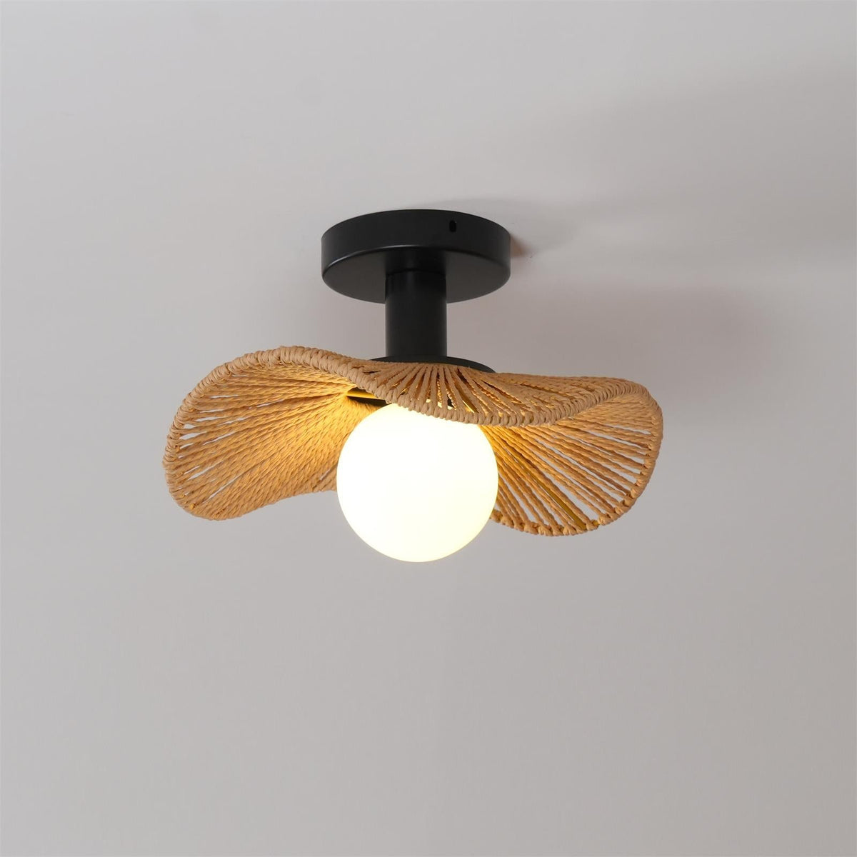 Selvenmere Hemp Rope Ceiling Light-Moonnatur